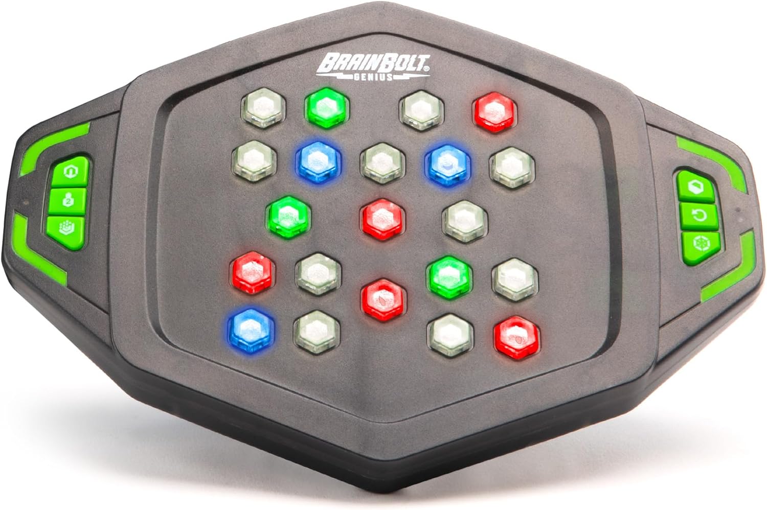 Educational Insights BrainBolt Genius Handheld Electronic Memory Game with Lights & Sounds, 1 or 2 Players, Ages 7+